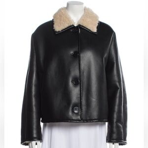 Stand Studio Black Jacket with Cream Lining